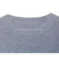 Round neck cashmere men's sweater